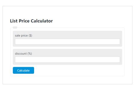 list cost calculator reddit.